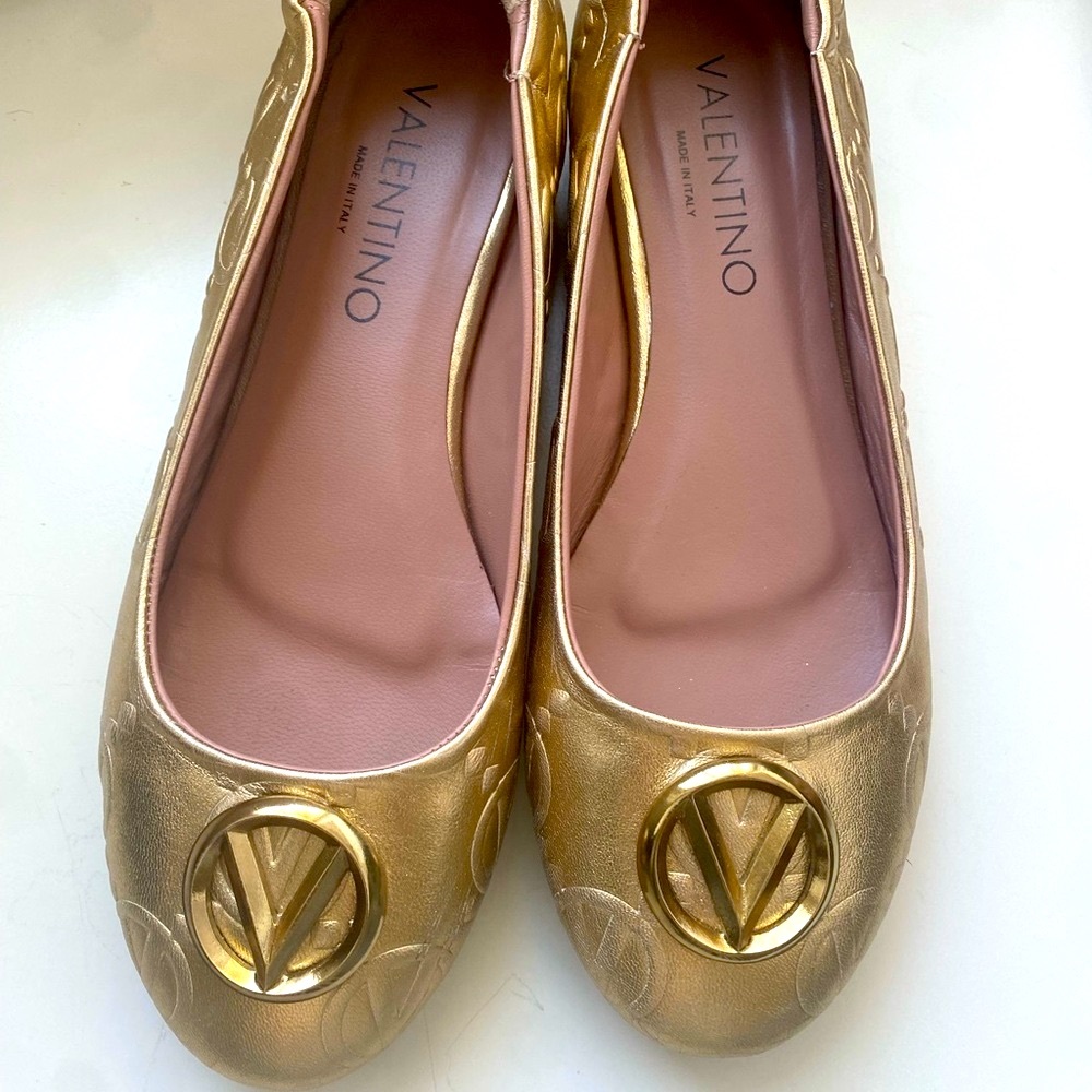 Valentino Gold Women's Shoes